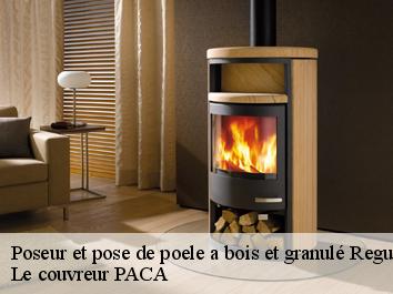 Poseur et pose de poele a bois et granulé  regusse-83630 Le couvreur PACA